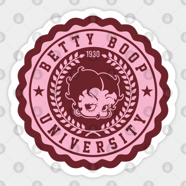 BETTY BOOP - U Sticker by KERZILLA